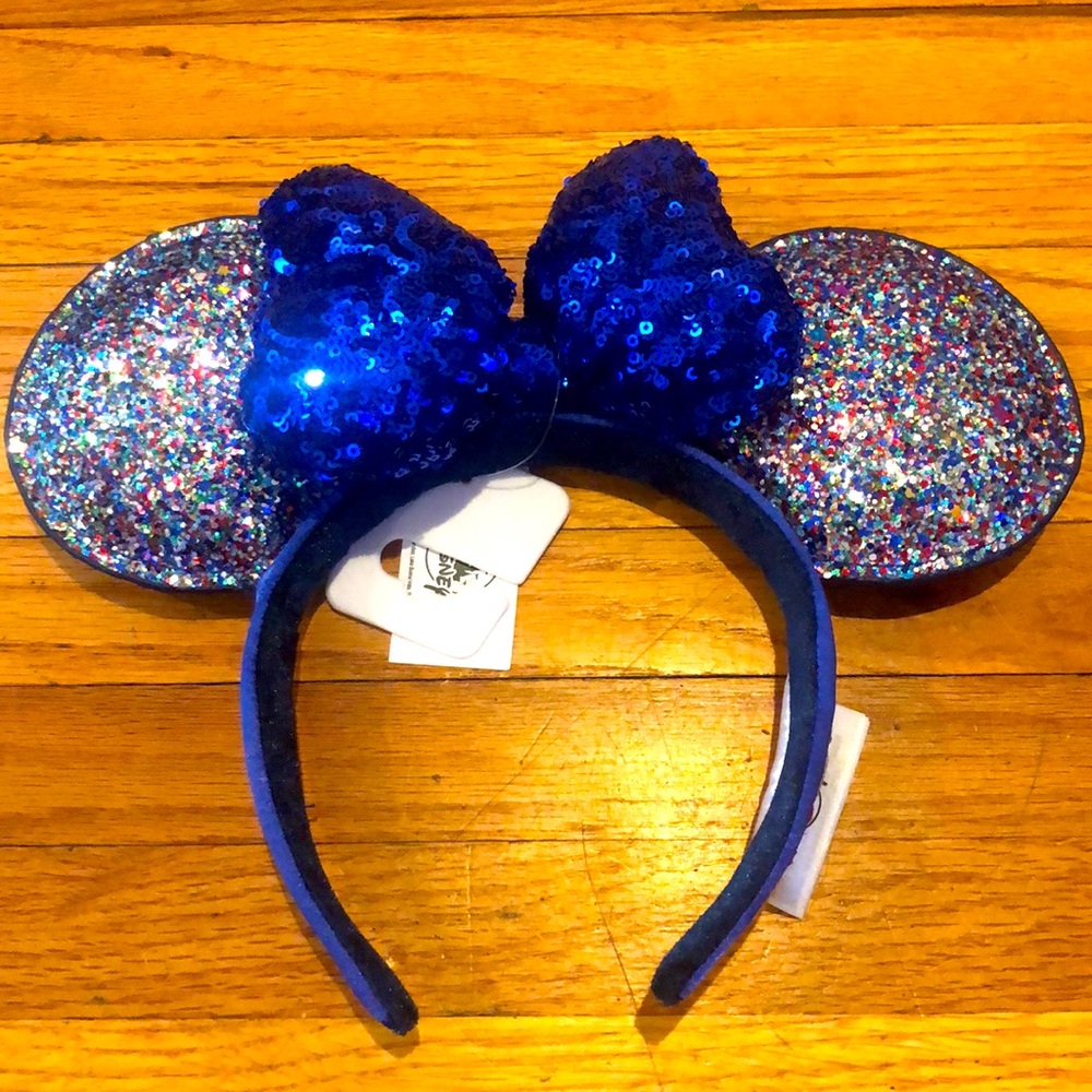 DISNEY Blue Glitter Ears